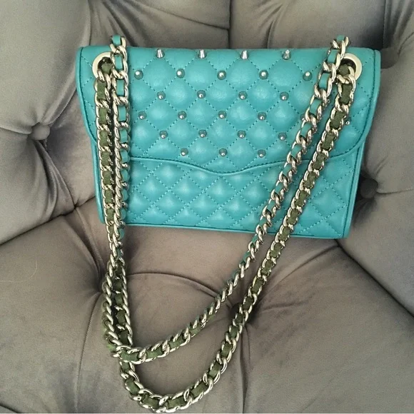 Rebecca Minkoff Awesome Studded Quilted Mini Affair Convertible Crossbody Bag - Picture 6 of 12